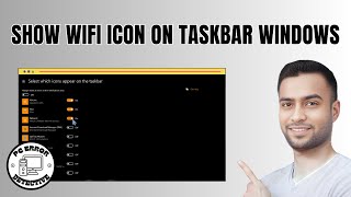 How to Show WiFi Icon on Taskbar Windows 10 [upl. by Aneert]