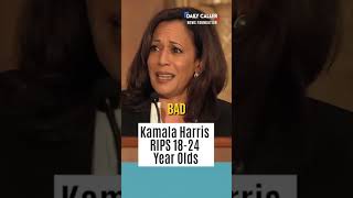 Kamala Harris RIPS 1824 Year Olds [upl. by Bj]