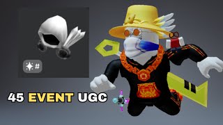 quotALL 45 EVENT UGC LIMITEDSquot ROBLOX LIMITEDS HURRY UP [upl. by Gensmer]