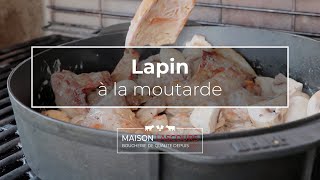 Lapin à la moutarde  Recette [upl. by Reppep]