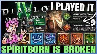 I BROKE SPIRITBORN  New EXCLUSIVE Vessel of Hatred Class Gameplay  Skills Spirits Guide amp More [upl. by Ching]