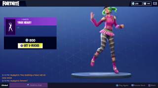 FORTNITE TRUE HEART EMOTE 1 HOUR [upl. by Eleda691]