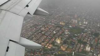 Final approach into Sao Paulo Congonhas airport [upl. by Jueta]