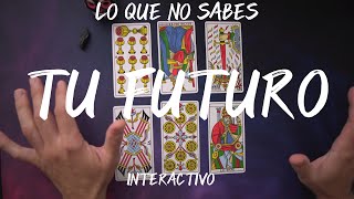 LO que NO SABES y está en TU FUTURO HOY TAROT interactivo [upl. by Elspeth892]