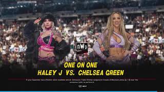 Hollyhood Haley J vs Chelsea Green NWO Souled Out 2024 PLE WWE 24 [upl. by Ahsinet521]