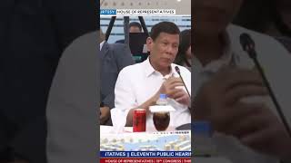 Quote “I do give a lot of people knows this I support the police”  Hon Rodrigo Duterte [upl. by Dahc180]