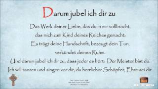 Darum jubel ich dir zu Wiesen und Berge [upl. by Ecinereb136]