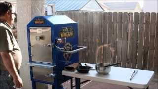 Smoking Beef Brisket on the Pitmaker BBQ Safe 042013 [upl. by Publea]