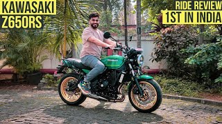 2022 KAWASAKI Z650 RS  FIRST RIDE REVIEW  RETRO LOOKS WITH POWER 🔥 [upl. by Aik]