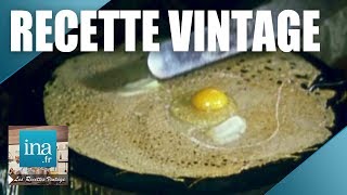 Recette  Les galettes Bretonnes à lancienne  Archive INA [upl. by Ainatnas]