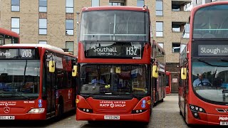 London Bus Route H32  Southall to Hounslow  Subtitles [upl. by Anilef654]