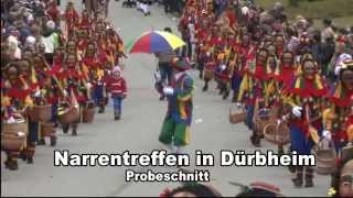 Narrentreffen Dürbheim Probeschnitt NZ Aixheim [upl. by Ahtela]