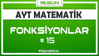 Fonksiyonlar 15  AYT MATEMATİK KAMPI 15Gün  Rehber Matematik [upl. by Ahsiek462]