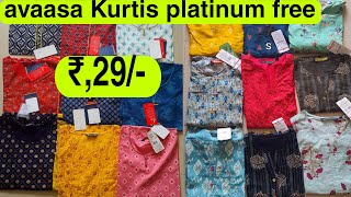 ajio offers today avvasa branded Kurtis kurti sets Rs29 ajiooffer ajiohaul ajioofferstoday [upl. by Ahouh]