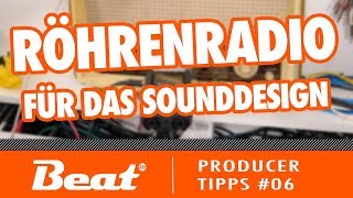 Tutorial SynthSounds mit Röhrenradio quotanalogisierenquot Reamping Methode  Producer Tipps 06 [upl. by Ayanat]