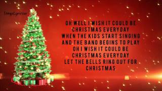 Wizzard  I Wish It Could Be Christmas Everyday With Lyrics [upl. by Dorelia90]