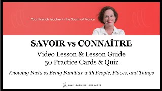 Savoir vs Connaître [upl. by Thorpe]