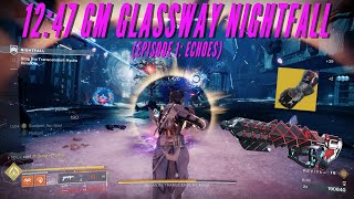 Destiny 2 Grandmaster Glassway Nightfall Fast Farm Under 13 Minutes  The Final Shape [upl. by Eisdnil]