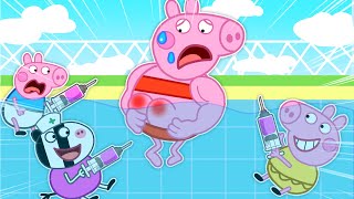 OMGWhats going on at Peppa Pigs swimming pool  Funny Peppa Pig Try Not To Laugh [upl. by Zacks]