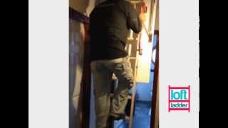 Loft Ladder Demo  LoftLadderie  Loft Ladder Letterkenny Co Donegal amp Derry [upl. by Babcock]