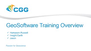 GeoSoftware Training [upl. by Trillbee63]