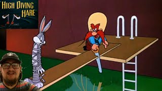 Looney Tunes High Diving Hare 1949  First Time Watching Can Yosemite Sam Take the Leap [upl. by Guttery]