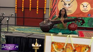 Vallabha Nayakasya on Veena  Begada  Jhanvi Subramanian  Samarpan 24 [upl. by Duthie]