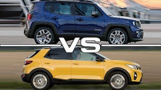 2019 Jeep Renegade vs 2018 Kia Stonic Technical Specifications [upl. by Ydoc]