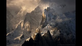 K6 also known as Baltistan Peak  Masherbrum Mountains Karakoram mountain range Gilgit Baltistan [upl. by Blaire]