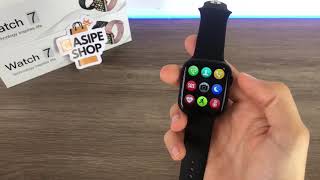 Smartwatch Watch 7  Todas as funções Como configurar e Recomendações [upl. by Artemla]