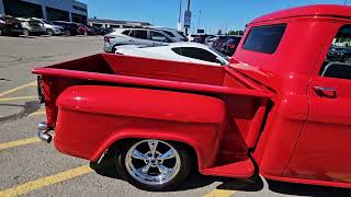 DAVE  1955 GMC SPORTSIDE REGULAR CAB RESTO MOD WITH A 399 [upl. by Brady460]