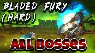 Bladed Fury  All Bosses HARD [upl. by Worlock]