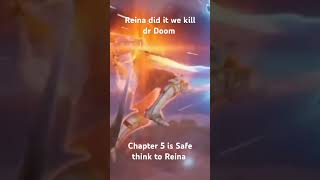 Reina did it we kill Dr Doom and safe Fortnite Chapter 5 map [upl. by Elazaro]