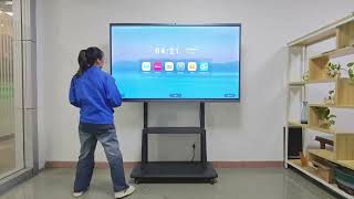 75inch 4K AG Glass Android 130 Interactive Flat Panel Touch Screen Smart Board [upl. by Nyllaf610]