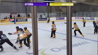 Oshawa Ringette Tournament  U16A  Ottawa Ice vs Waterloo Wildfire  20241025 [upl. by Elison]