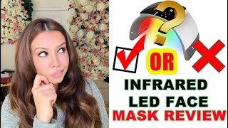 Bestqool Photon Led Light Therapy Device Review InfraRed LED Face Mask Review [upl. by Reffinej915]