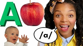 The ABC Phonic Song  A is for Apple a a Apple B is for baby b b baby  Toddler Learning Video [upl. by Emirej]