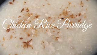 Lao Food How I Make Easy Lao Style Chicken Rice Porridge In Crockpot [upl. by Jacobo]