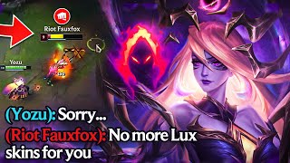 Showing Riot Why Dark Harvest Lux is OP  Yozu [upl. by Ramor838]