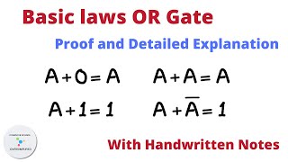 Complete Digital Logic in Hindi video 12  Basic laws OR Gate [upl. by Larina]