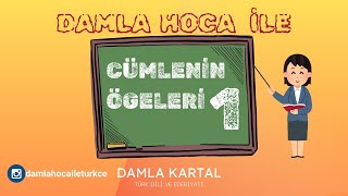 CÜMLENİN ÖGELERİ 1 ÖzneYüklem2025 LGS TAYFA Damla Hoca ile Cümlenin Ögeleri Basit Bulma Yöntemi [upl. by Wickham]