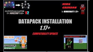 How to Install Datapacks 117 [upl. by Pauly806]