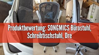 Produktbewertung SONGMICS Bürostuhl Schreibtischstuhl Drehstuhl mit Netzbespannung ergonomisch [upl. by Yntirb692]