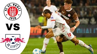 St Pauli VS RB Leipzig Highlights  Bundesliga 20242025 [upl. by Lust53]