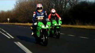 MCN Roadtest Kawasaki ZX6R 2008 vs 2009 [upl. by Ignazio207]