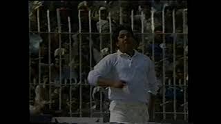 Inzimam Opens the Bowling Hits Mark Taylor with a Bouncer Festival Match 1994 [upl. by Anerak]