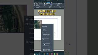 PAGE SETUP MANAGER IN AUTOCAD autocadtutorials shortsviral shorts autocad cad [upl. by Dietrich]