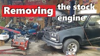 C1500 Engine Swap  Part 1  The Jack Black OBS [upl. by Shellans]