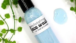 How to Make Exfoliating Face Wash w Fruit Acid Complex [upl. by Inahs713]