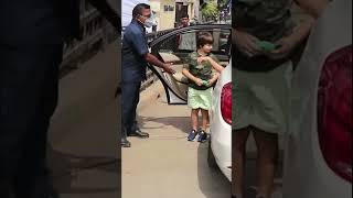 Shahrukh Khans younger son Abram Khan shortvideo [upl. by Marou]